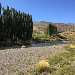 Beautiful river flowing right next to the estancia