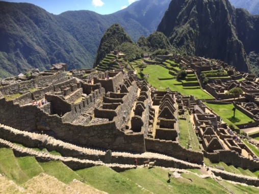 Die Ruinen des Machu Picchu